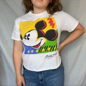 Mickey Mouse Cropped Tee